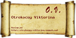 Otrokocsy Viktorina névjegykártya